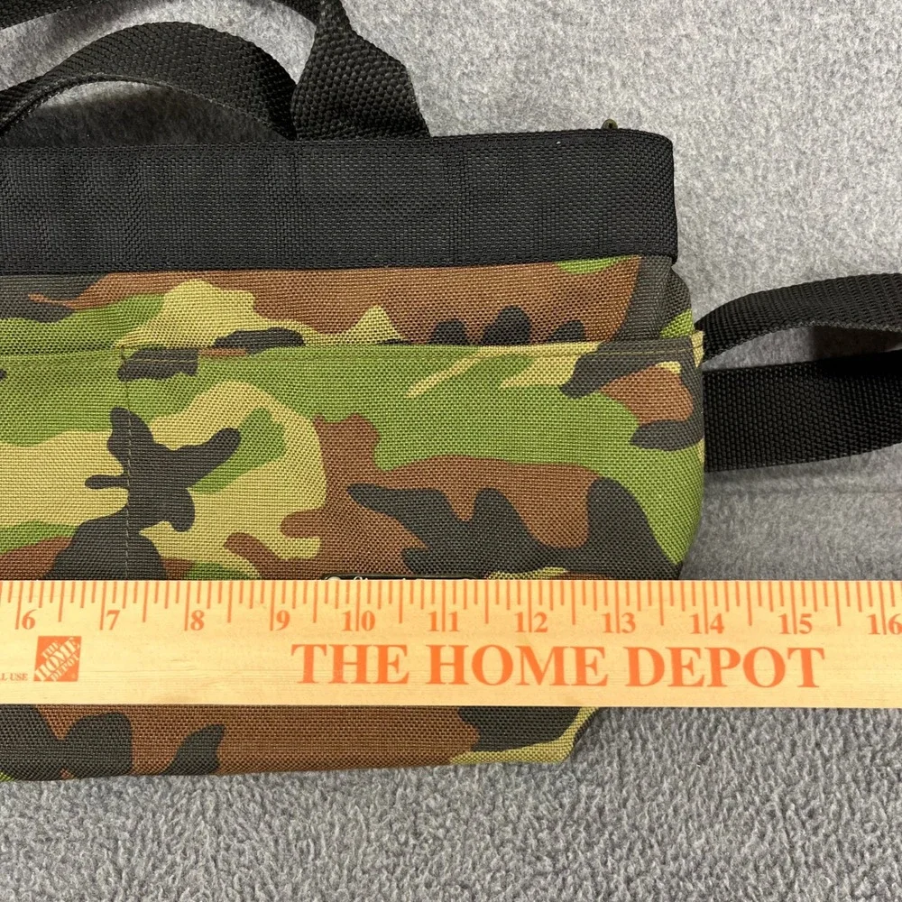 Virtual Trip Messenger Bag Green Camo Canvas nylon Crossbody Streetwear